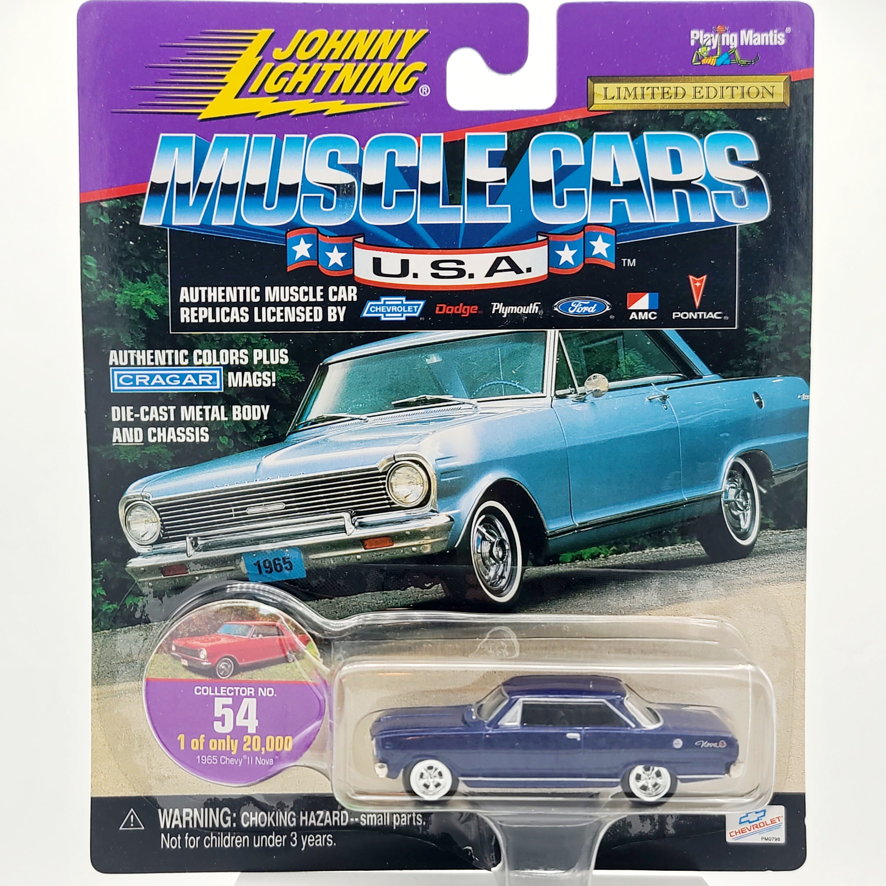 Johnny Lightning '65 Chevy II Nova #54 - 1:64 (1999 Muscle Cars USA)